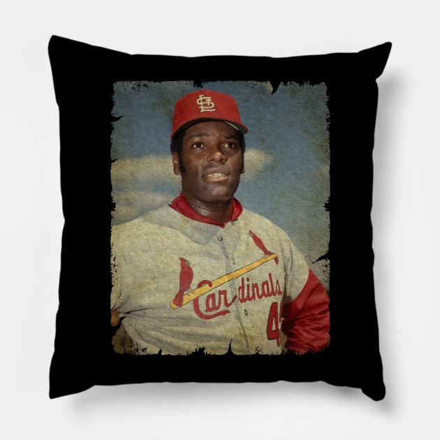 Bob Gibson - 3117 Ks Pillow by SOEKAMPTI