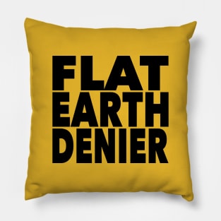 Flat Earth Denier Pillow
