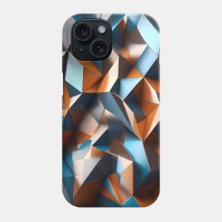 Dynamic Geometry Art: Futuristic 3D Abstract Phone Case