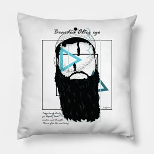 Bearded Alter ego version 10 Pillow