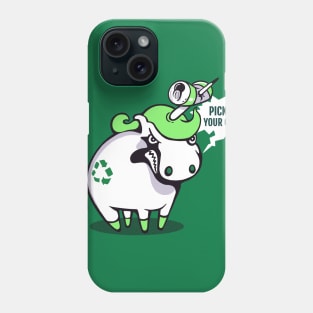 Earth Day Angry Unicorn Phone Case