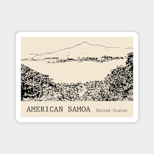 American Samoa Magnet