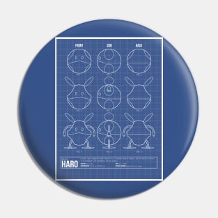 Haro Blueprint Pin