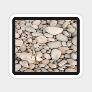 abstract art, river stones Magnet