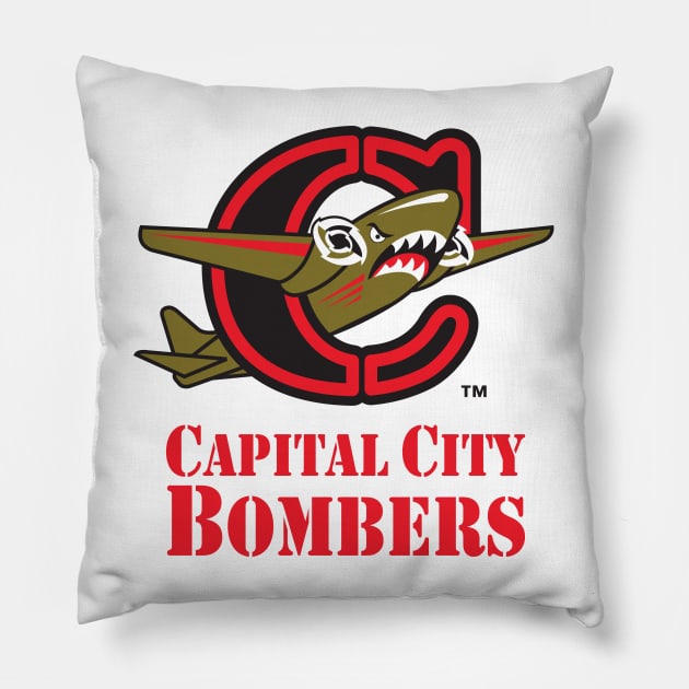 Capital City Bombers Pillow by MindsparkCreative