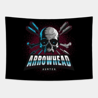 Arrowhead Hunter Skull Tapestry