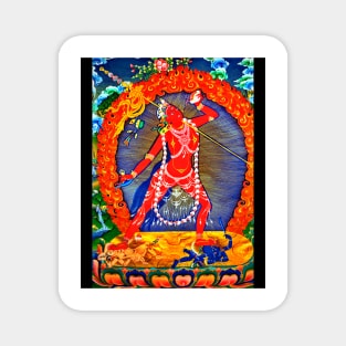 Vajrayogini Dakini Tibetan Buddhist Thangka Art Magnet