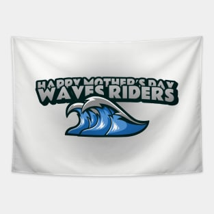 mothers day surf t-shirt Tapestry