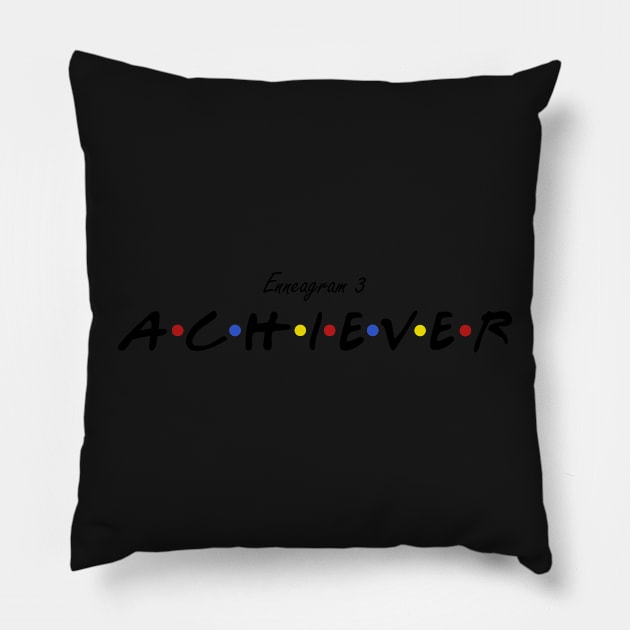 Enneagram 3, The Achiever Pillow by quirkyandkind