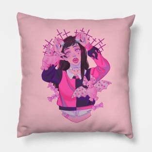 Vampire Pink Pillow