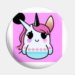 Cute Kawaii Baby Unicorn graphic - cute art for kids Pin