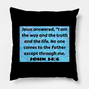 Bible Verse John 14:6 Pillow