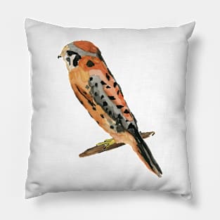 Owl. Watercolor Painting Pillow