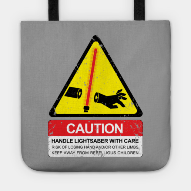 Caution Handle With Care Parody Tote Teepublic