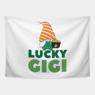 Lucky Gigi Grandmother St Patrick's Day Gnome Irish Gift Tapestry