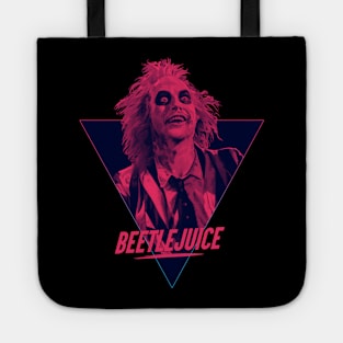 Beetlejuice 80s design Tote