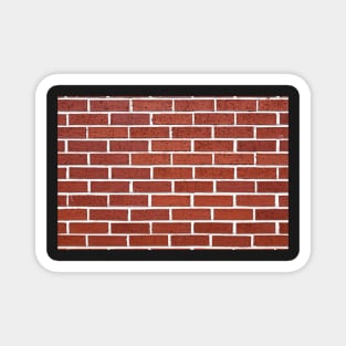 Red Brick Wall Magnet