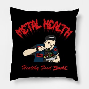 Healty Food sucks Pillow