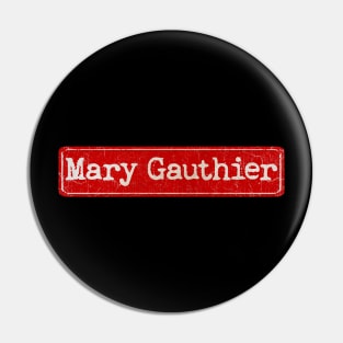 vintage retro plate Mary Gauthier Pin