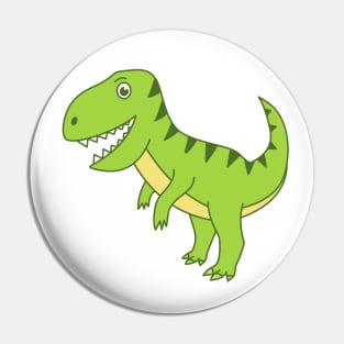 Happy Cute Dinosaur T-rex Pin