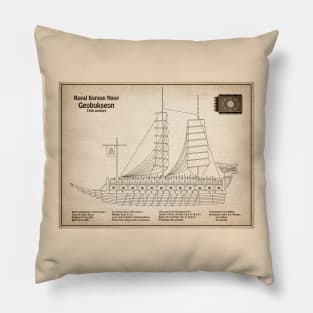 Turtle Ship Geobukseon ship plans - SD Pillow