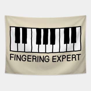 Fingering Expert Piano Tapestry