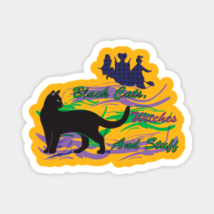 Black Cats, Witches and Stuff Magnet