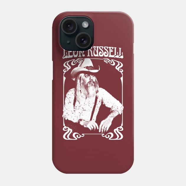 Leon Russell /// Retro 1970s Fan Design Phone Case by DankFutura