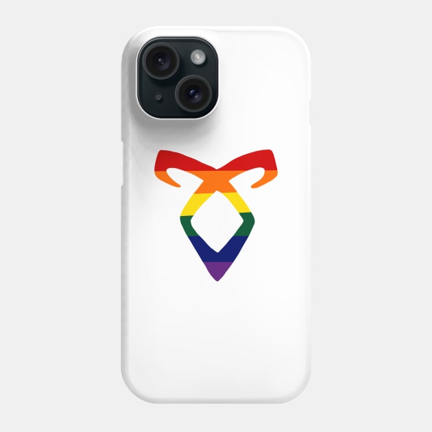 LGBTQ Shadowhunters rune Phone Case by Bookishandgeeky