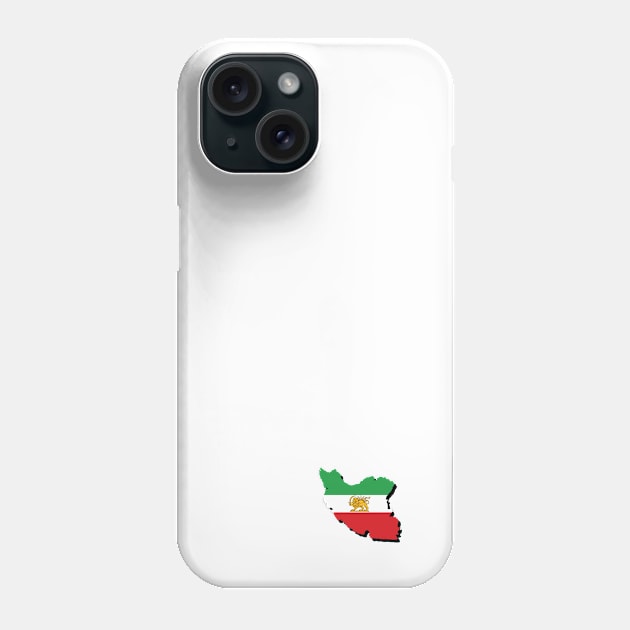 Iran Country Shape - Mini Version Phone Case by ShirtAtlas