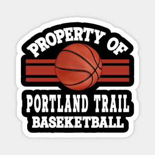 Proud Name Portland Trail Graphic Property Vintage Basketball Magnet