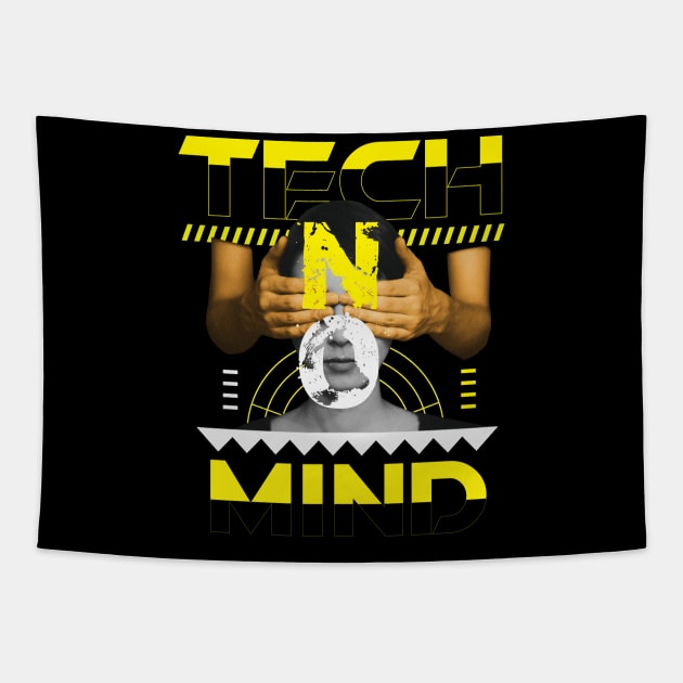 TechNo Mind Tapestry by RadioaktivShop