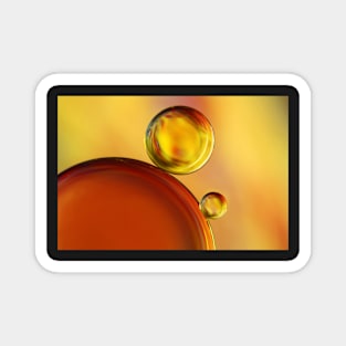 Abstract Oil Drops Magnet