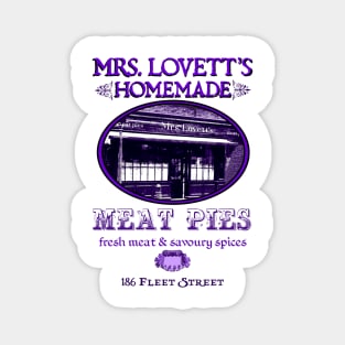 Mrs.Lovett's Homemade Meat Pies Magnet