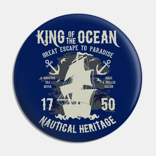 King Of The Ocean Pin by GoshaDron