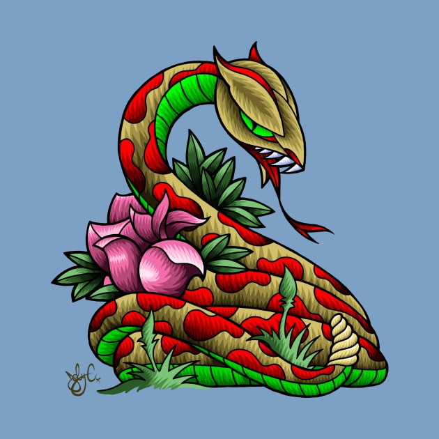 snake in the grass by jobyc