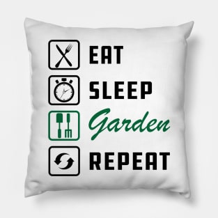 Gardener - Eat Sleep Garden Repeat Pillow