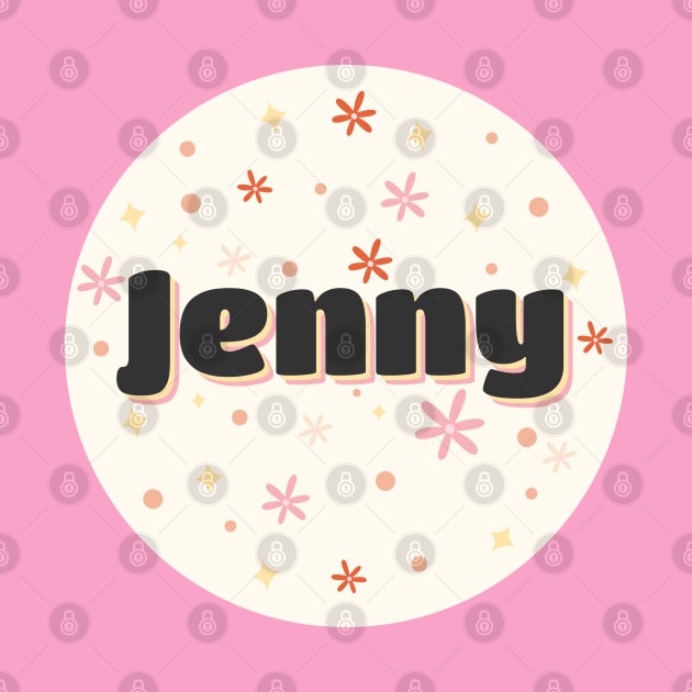 Jenny name cute design by BrightLightArts