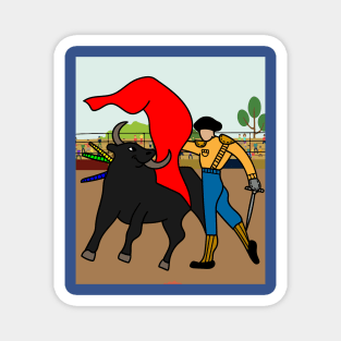 Arena Bullfight Torero Bull Magnet