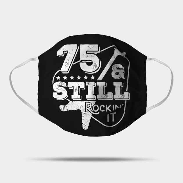75thbirthday Vintage Rockin 1944 Gift Ideas Man Vintage 75th Birthday Rockin Gift Idea Mask Teepublic