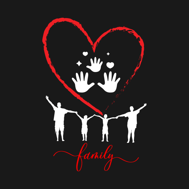 Love Family T-Shirt by SklepLiska