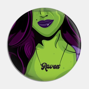 Halloween Witch Pop Art Girl Pin