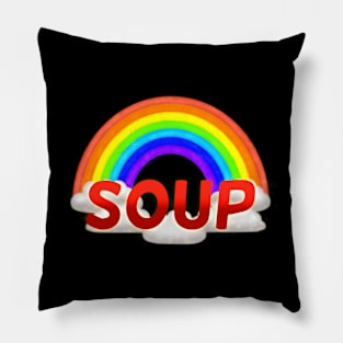 Rainbow Soup Pillow