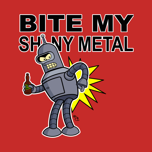 It's shiny. Bite it. by Toni Tees