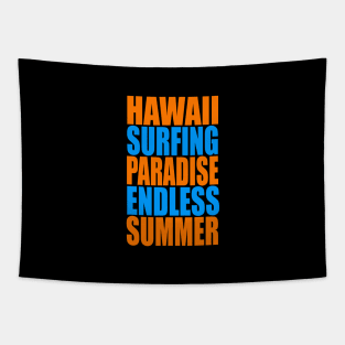 Hawaii surfing paradise endless summer Tapestry