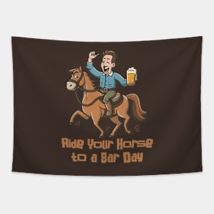 National Ride Your Horse to a Bar Day – April Tapestry