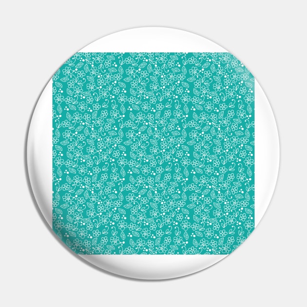 Telling Teal Pin by besimplybetter