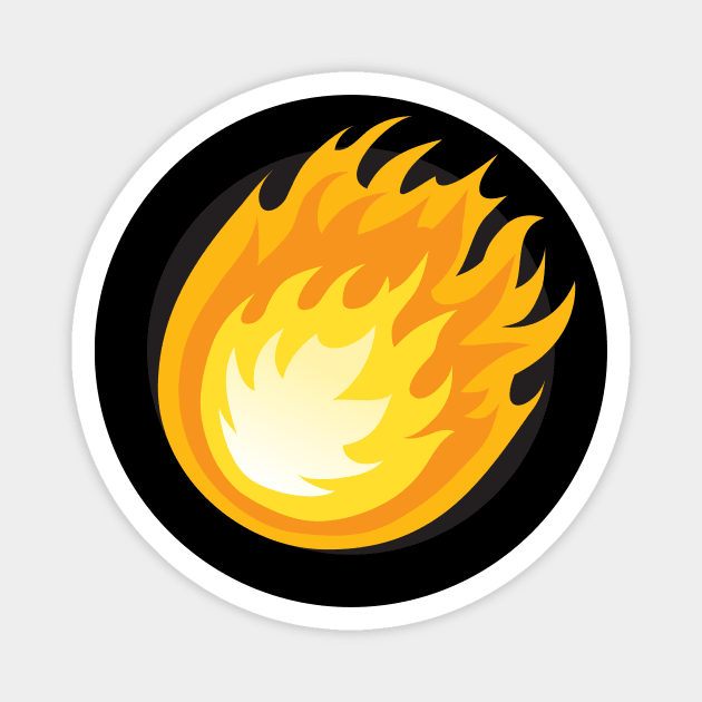 UniVersus - Fire - Resource Symbol Magnet by JascoGames