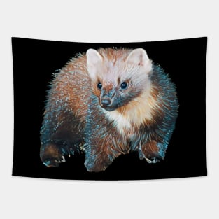 Marten - Woodland Themed Kids Room, Funny Gifts For Forester, Cute Anima Tapestry