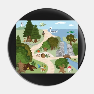 Enchanted forest Pin